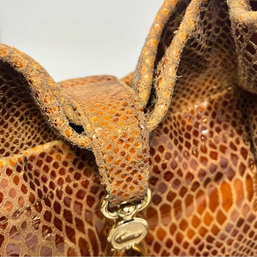 Dooney & Burke Embossed Leather Bag